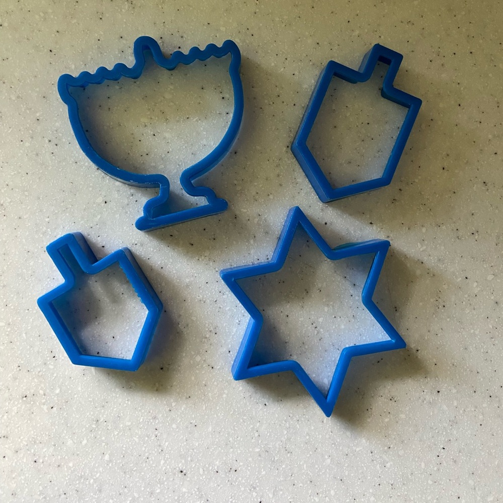 Hanukkah Themed Cookie Cutters